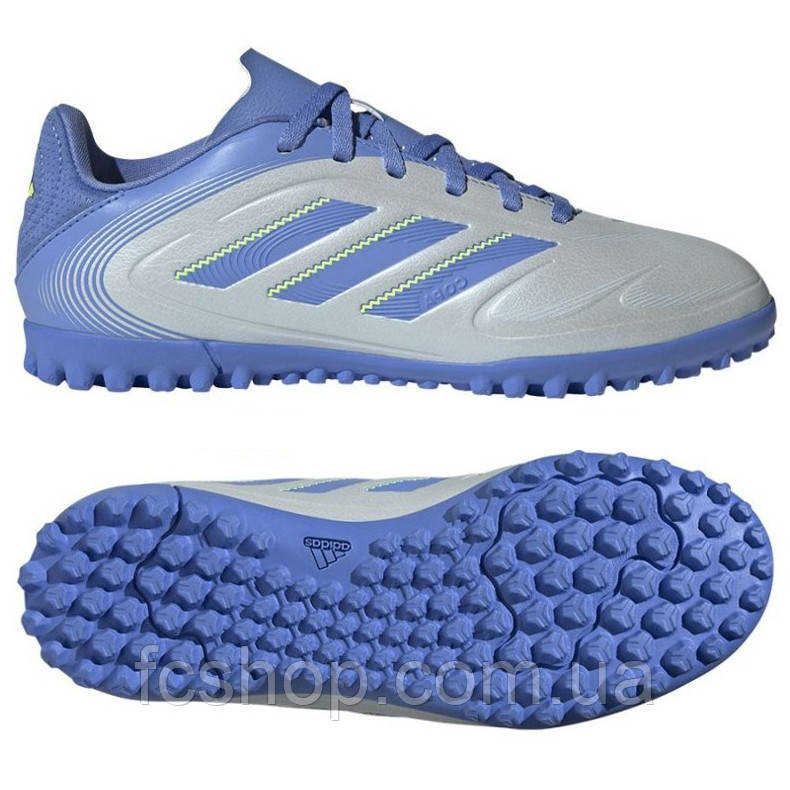 Дитячі сороконіжки Adidas Copa Pure 3 Club Turf IE1186, Блакитний, Розмір (EU) — 33, фото 1