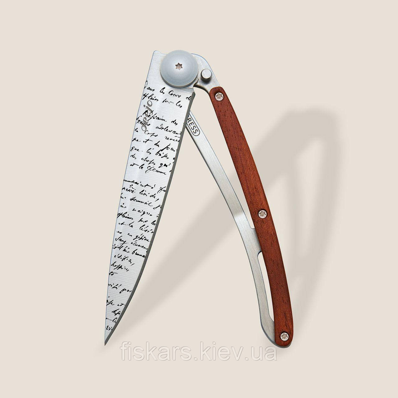 Ніж Deejo 37G Corall Wood Manuscript (1CB000055)