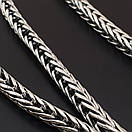 Товста срібна цепочка чоловіча Луска Дракона. Масивний ланцюг срібло 925. Діаметр 5 мм. Довжина 50 см, фото 7