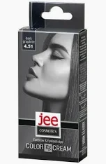 Крем-фарба для брів і вій JEE COSMETICS No4.51 Темно-графітовий 15 мл, фото 1