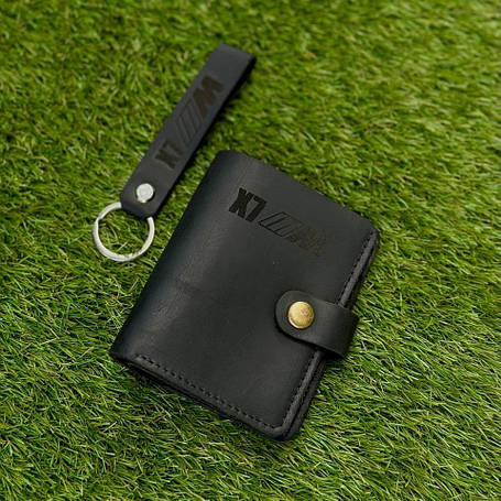 Шкіряний гаманець з гравіюванням