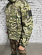 Тактична Військова Тепла Куртка  Softshell Multicam Софтшел На Флісі Мультикам Для ЗСУ tdi, фото 4