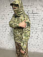 Тактична Військова Тепла Куртка  Softshell Multicam Софтшел На Флісі Мультикам Для ЗСУ tdi, фото 5