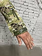 Тактична Військова Тепла Куртка  Softshell Multicam Софтшел На Флісі Мультикам Для ЗСУ tdi, фото 6
