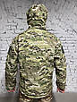 Тактична Військова Тепла Куртка  Softshell Multicam Софтшел На Флісі Мультикам Для ЗСУ tdi, фото 7