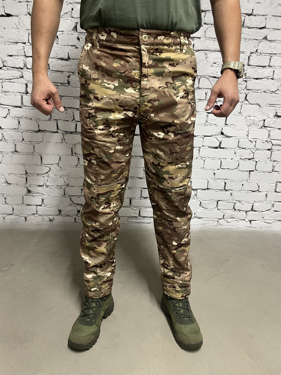 Штани Softshell На Флісі Мультикам Софтшел Демісезонні Водовідштовхувальні Форма Для ЗСУ tdi