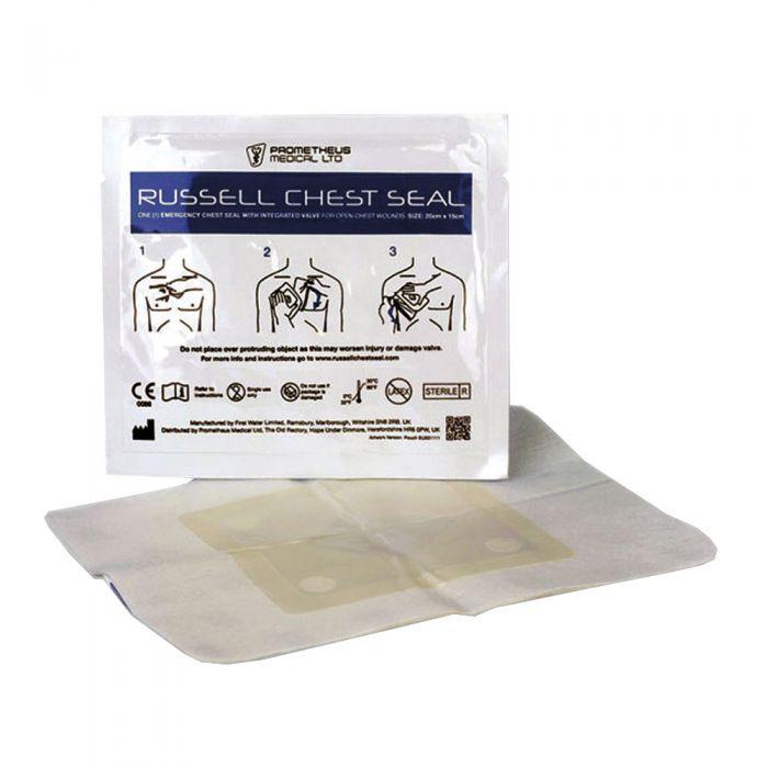 Оклюзійна Пов'язка Наліпка Невентильована Safeguard Medical Russell Chest Seal tdi