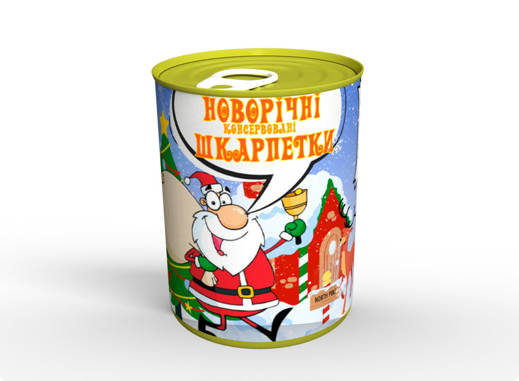 Новорічні Консервовані Шкарпетки - Прикольний Подарунок На Зимові Свята tdi
