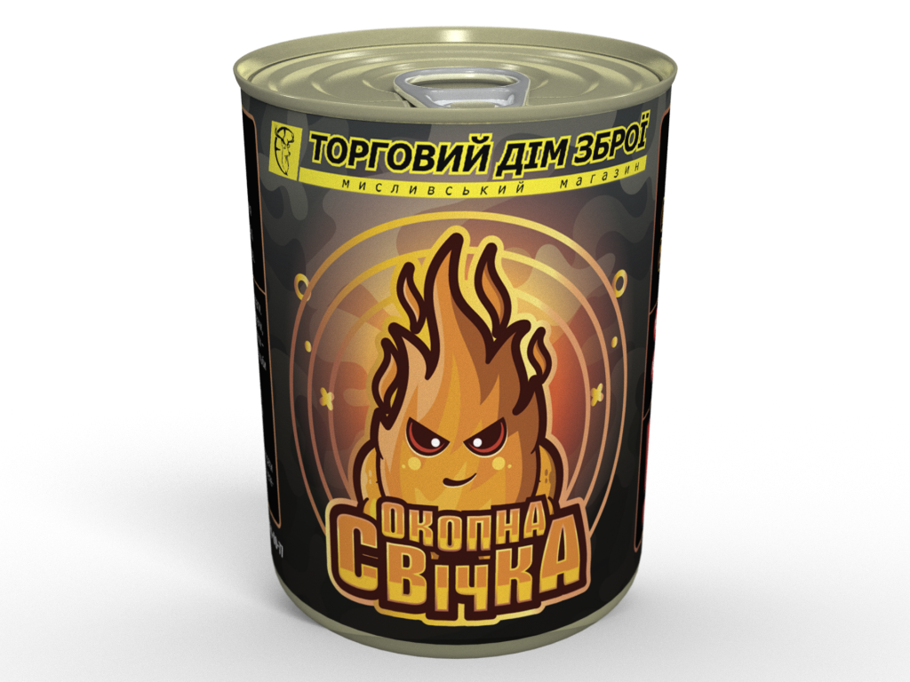Окопна, або Бліндажна Свічка - 6 Годин Горіння, Свічка Довгого Горіння tdi