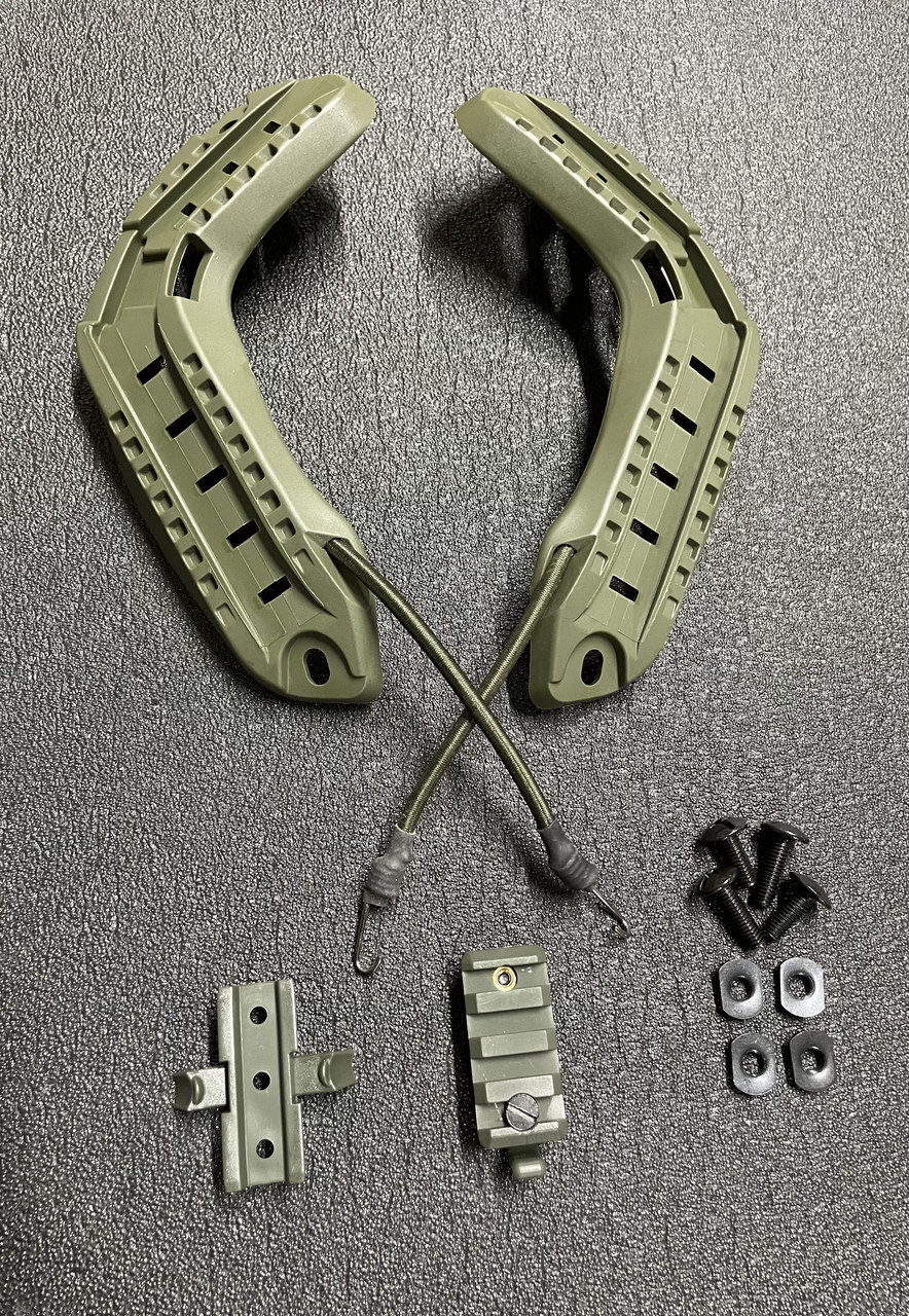 Комплект Кріплень Рейки на Шолом Fast Better Tactical Experience tdi