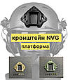 Кронштейн NVG Платформа Шрауд Зірка Для Тактичного Шолома Металева Койот tdi, фото 5
