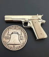 Модель Мініатюрна Стріляюча Модель Пістолета Colt 1911 В Масштабі 1:4 tdi, фото 5
