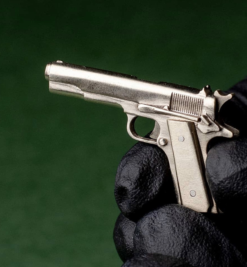 Модель Мініатюрна Стріляюча Модель Пістолета Colt 1911 В Масштабі 1:6 tdi
