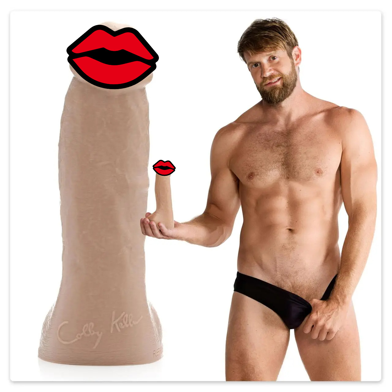 Фалоімітатор Fleshjack Boys: Colby Keller Dildo, за зліпком пеніса порноактора, фото 1