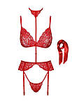 Комплект Kissable Bondage Kiss Set Red L/XL, фото 8