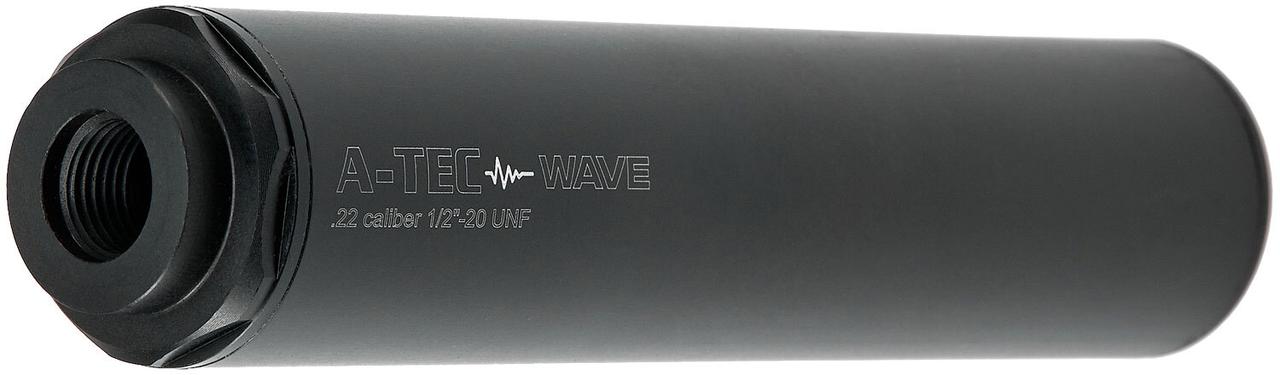 Саундмодератор A-TEC Wave. Кал. -.22 LR (підходить під кал. 22 WMR; 17 HMR; 22 Hornet). Різь - 1/2"-20 (в tdi, фото 1