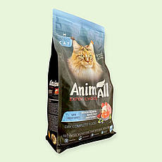 Сухий корм AnimAll для котів з лососем, білою рибою та індичкою 1,5кг, фото 4