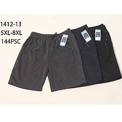 Чоловічі трикотажні шорти Батал "Фабричний Китай" Розміри: 52,54,56,58 (16302)