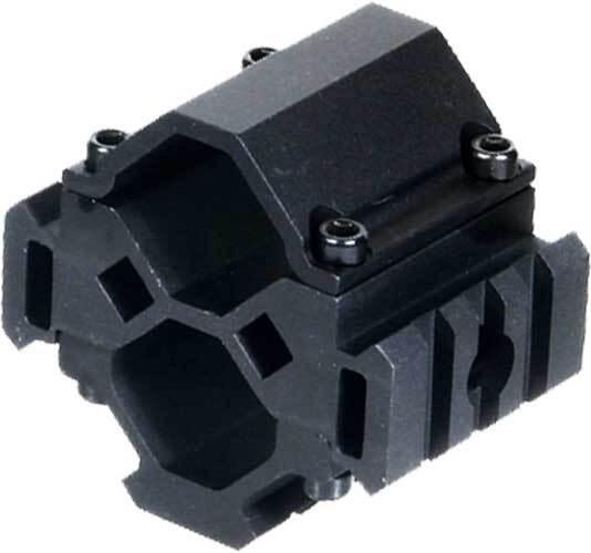 Кріплення Leapers UTG MNT-BR003XL для дула діаметром 20-25 мм. 3 планки. Weaver/Picatinny tdi, фото 1