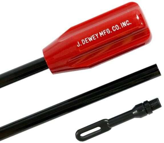 Шомпол Dewey для гладкодульної зброї. 87 см. 5/16x27 F. Сталь в обплетенні tdi, фото 1