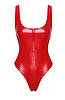 Боди Noir Handmade F352 Red powerwetlook body - L, фото 6