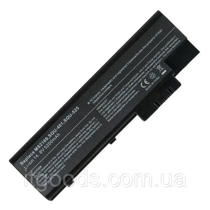 Акумулятор (АКБ / батарея) Acer TravelMate 2300 2310 2430 4000 4010 4020 4100 4500 LIP6198 SQU-519 SQU-525