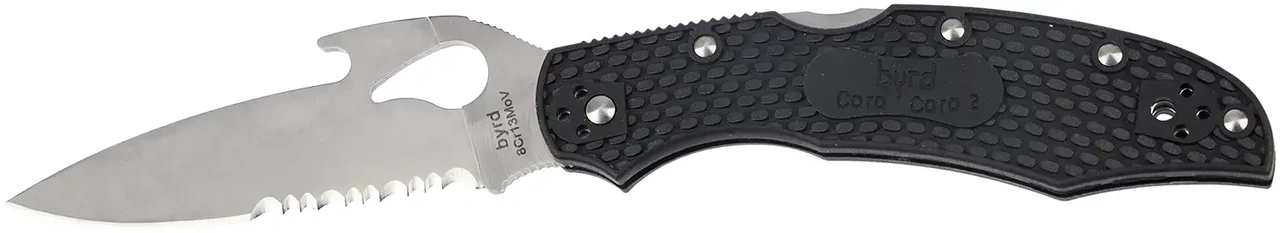Нож Spyderco Byrd Cara Cara 2 Half Serrated tdi, фото 1