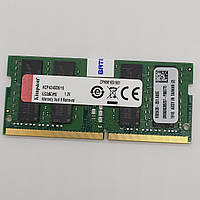 Оперативна пам'ять для ноутбука Kingston SODIMM DDR4 16Gb 2400MHz PC4-19200 CL17 (KCP424SD8/16) Б/В