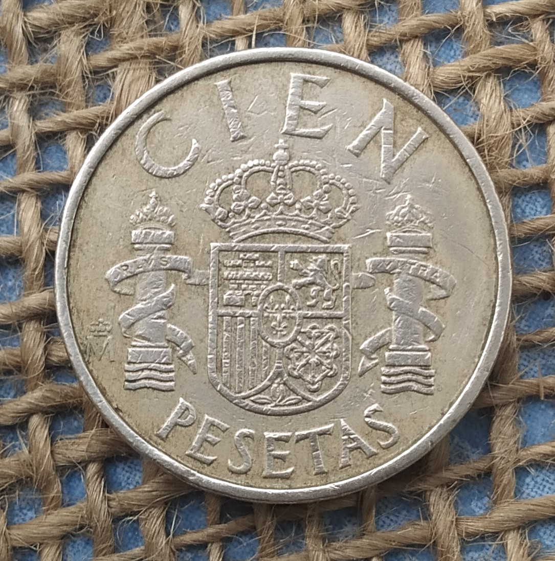 100 песет 1983 року. Iспанiя