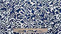 Трикотаж-жаккард "ZARA" колір синій "Танець тіней"