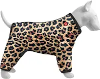 Вітровка для собак WAUDOG Clothes малюнок "Леопард" M45, В 55-60 см, С 37-40 см (393-4066collar)