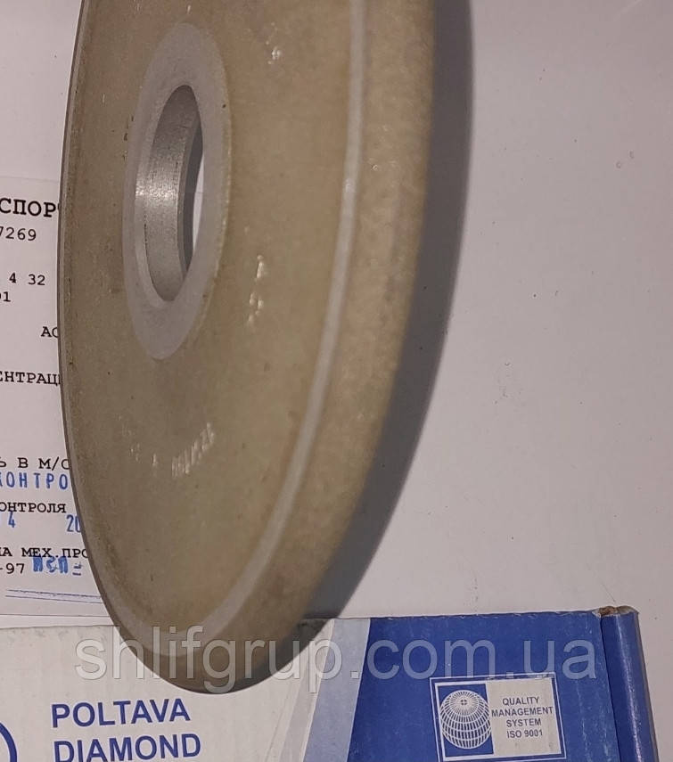 Круг алмазний радіусний 100/8R4/10 100% Полтава