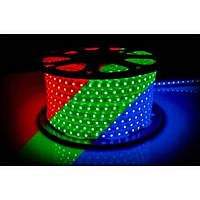 RGB стрічка 60д.м. 5050 220V 10W/m IP67 8mm AVT (ціна 1м)