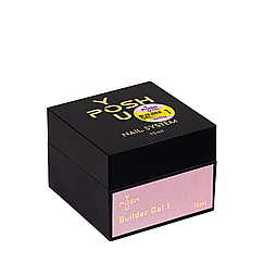 Гель для нарощування нігтів однофазний YouPosh ТМ UV Gel/LED 15мл № 01 Темний димчасто-рожевий