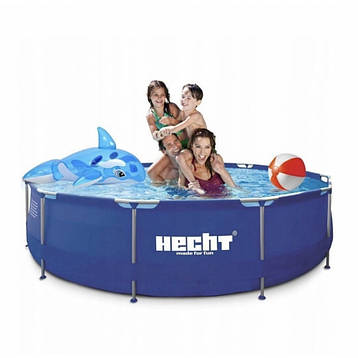 Басейн 300х76 каркасний 4383л Hecht круглий 3476 Bluesea, фото 3