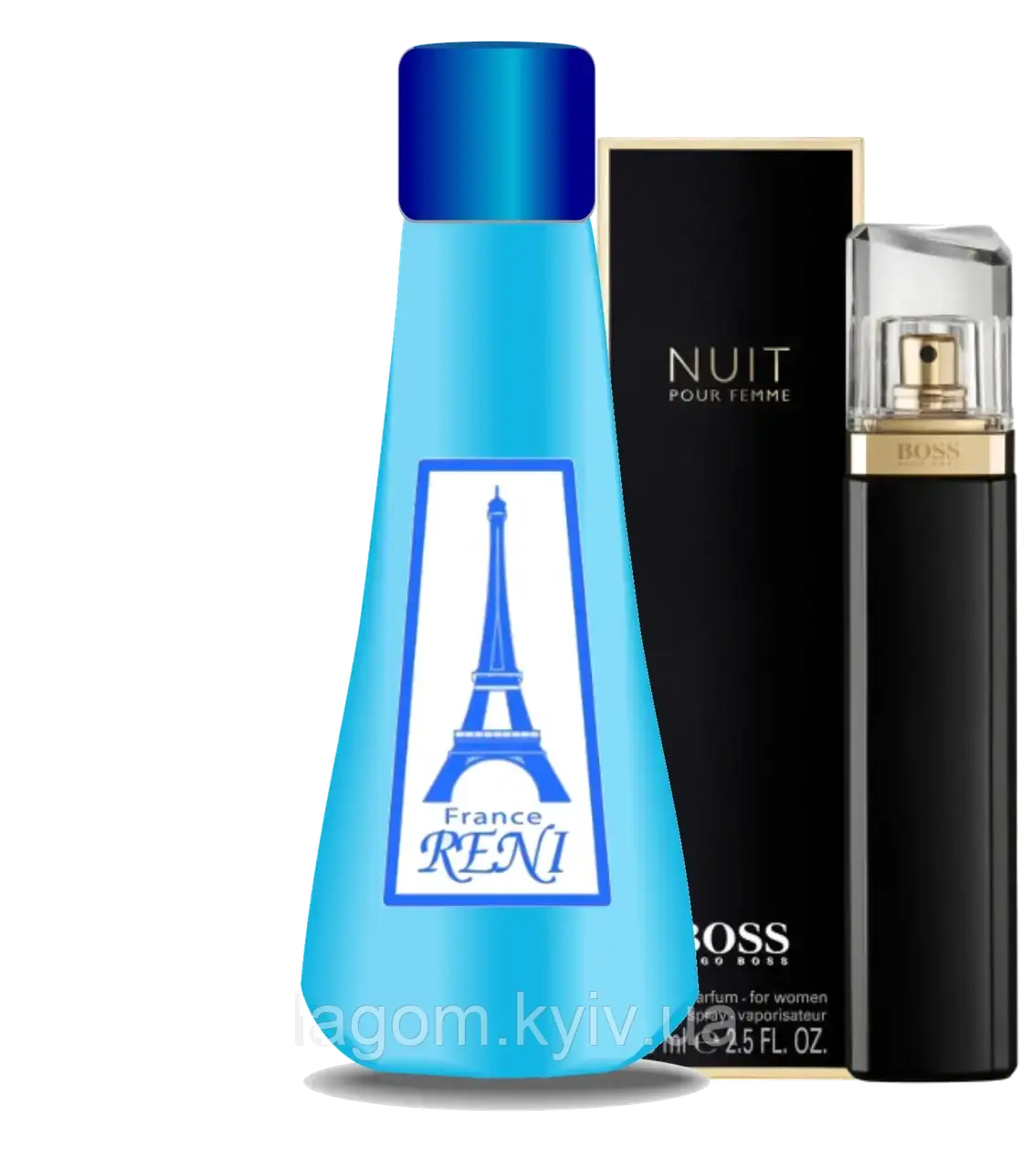 Аромат направлення Hugo Boss Boss Nuit Pour Femme версія 100 мл парфуми аналог Reni 386 жіночі наливні духи, фото 1