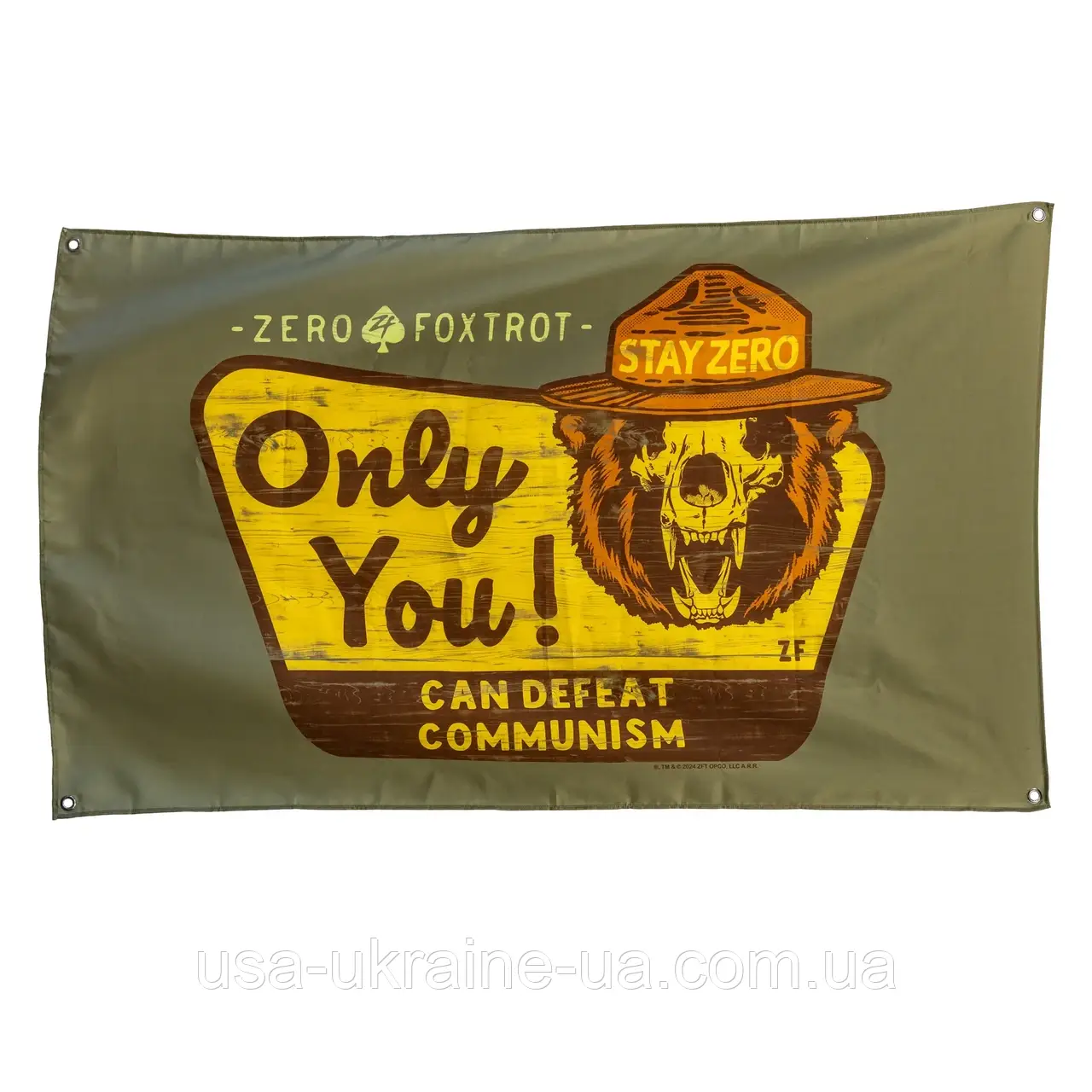 Баннер Zero Foxtrot Only You National Parks Flag, фото 1