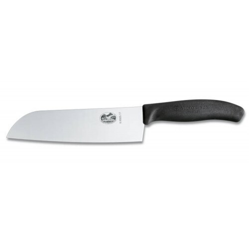 Ніж кухонний Victorinox SwissClassic Santoku, 17 см, чорний tdi