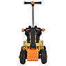 Електромобіль екскаватор каталка-толокар Bambi M 5783BLR з батьківською ручкою та пультом керування Жовтий, фото 4