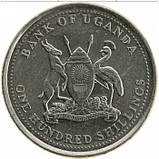 Уганда 100 шилінгiв, 1998 рік №3145, фото 3