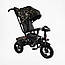 Дитячий велосипед-коляска Триколісний BestTrike 6088 F — 626-87 чорний, фото 2
