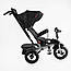 Дитячий велосипед-коляска Триколісний BestTrike 6088 F — 695-12 чорний, фото 2