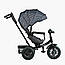 Дитячий велосипед-коляска Триколісний BestTrike Perfetto 8066 / 107-10 чорний, фото 2