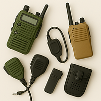 Тактичні рації та аксесуари