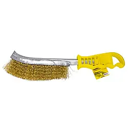 Щітка ручна по металу із пластиковою ручкою WMC Tools WT-HB140.