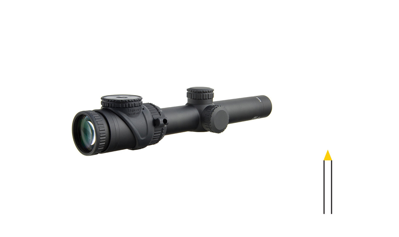 Приціл оптичний TRIJICON AccuPoint 1-6x24 (30 мм) illum. BAC Amber Triangle Tritium/Fiber Optics SFP tdi