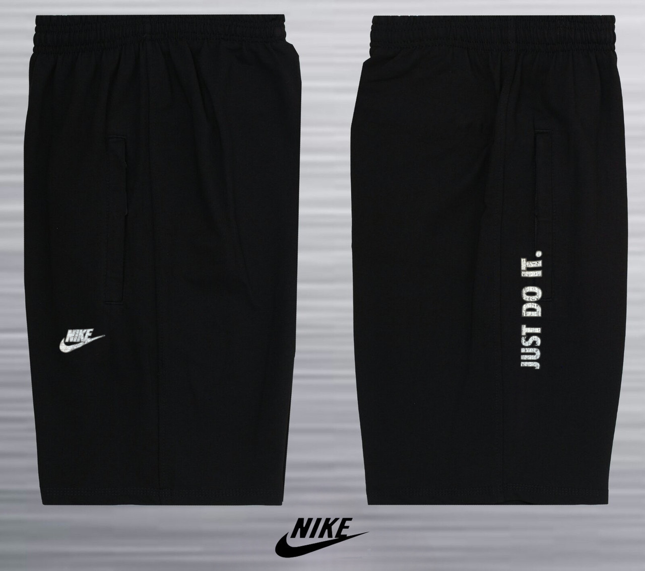 Чоловічі батальні шорти Nike,тканина лакосту