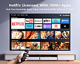 [Сертифіковано Netflix та Dolby Audio] 4K-проектор з Wifi6 та Bluetooth, WiMiUS 700ANSI Native 1080P 6D Auto Focus та Keystone, фото 6