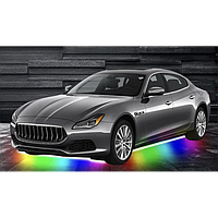 Підсвітка авто RGBW 12V IP68 2×90см + 2×120см з пультом