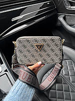 Guess LOGO Grey (білий ремінець)